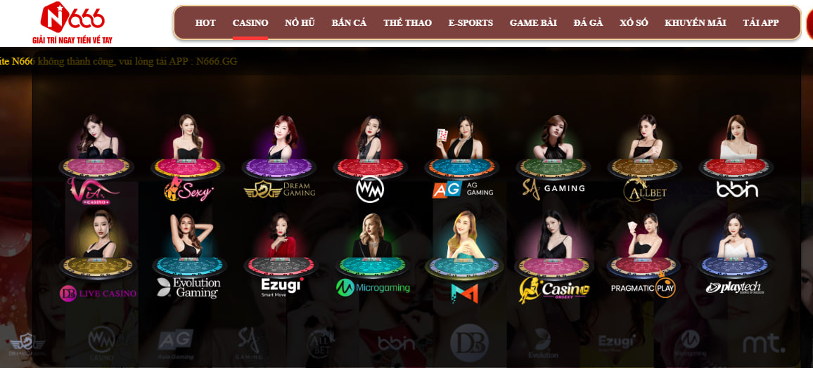 những ưu điểm nổi bật của casino n666